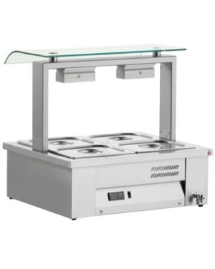 Counter Top Bain Marie 2x GN1/1