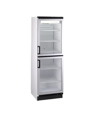 Double Glass Door Refrigerator 377L