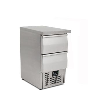 Compact Double Drawer Counter Refrigerator