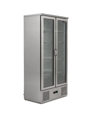 Upright Double Hinged Glass Door Bottle Cooler