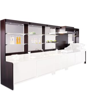Back Bar Shelving and Display 850mm Wide