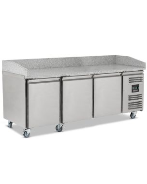 3 Door Pizza Prep Counter 580L