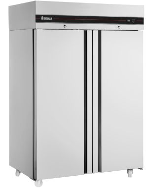 Upright 1227L Slim Double Hinged Door Freezer