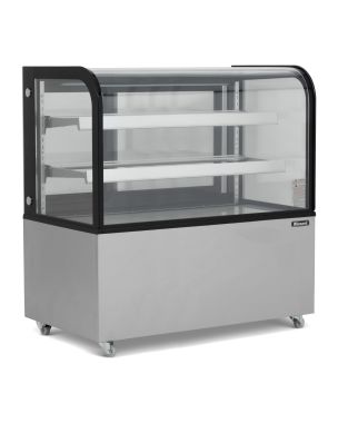 1.5m Curved Glass Low Height Merchandiser
