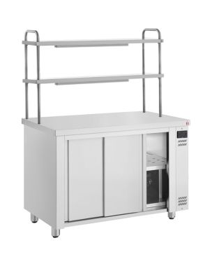1100mm Hot Cupboard With Double Heated Gantry