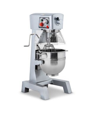 1500W Silver 30 Litre Planetary Mixer