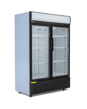 Double Glass Door Merchandiser 908L