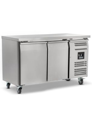 Slimline Double Hinged Door Counter Refrigerator