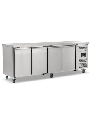 4 Door GN1/1 Freezer Counter Without Upstand 553L