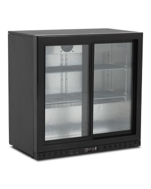 Double Sliding Door Back Bar Cooler