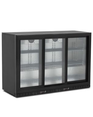 TRIPLE SLIDING DOOR Back Bar Cooler