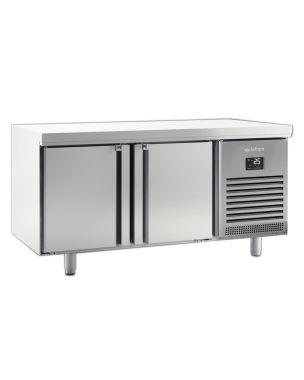 2 Door 800mm Depth Freezer Counter 405L