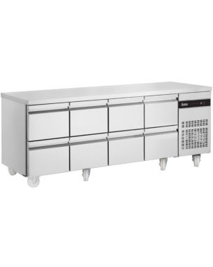 583L Eight Drawer Gastronorm Counter Refrigerator