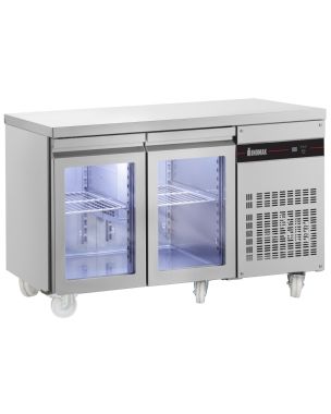 2 GLASS DOOR 1/1 GASTRONORM COUNTER 274L