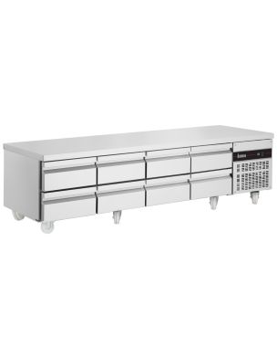 8 DRAWER LOW HEIGHT 620MM SNACK COUNTER 334L