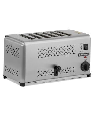 Stainless Steel 6 Slot Toaster 2500W