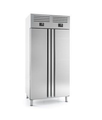 DOUBLE DOOR SS 1/1 FRIDGE FREEZER 325+325L