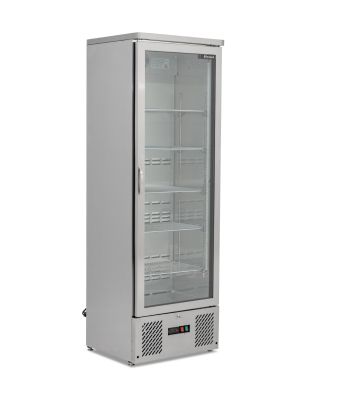 GRADED-00683 BAR10SS Upright Single Door SS Bar Bottle Cooler (324 BTL)