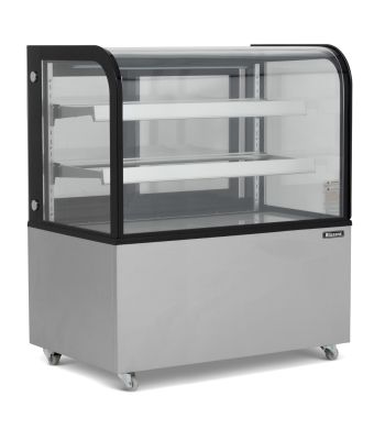 1.2m Curved Glass Low Height Merchandiser
