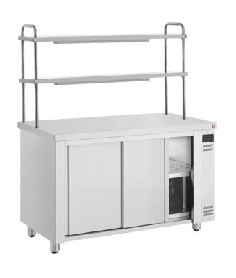 1400mm Hot Cupboard With Double Heated Gantry