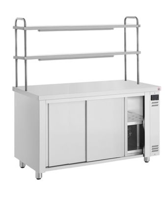 1600mm Hot Cupboard With Double Heated Gantry