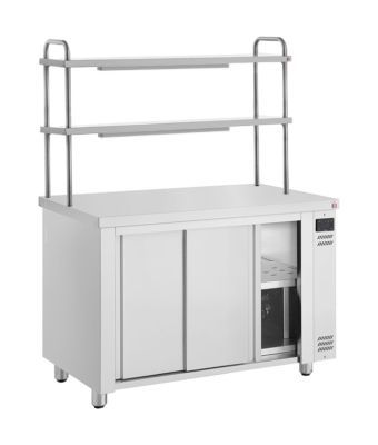 1100mm Hot Cupboard With Double Heated Gantry