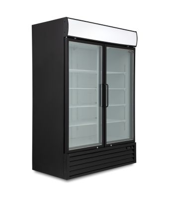 Double Glass Door Freezer Merchandiser 1134L