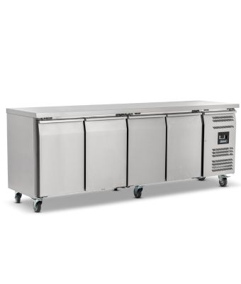4 Door GN1/1 Freezer Counter Without Upstand 553L