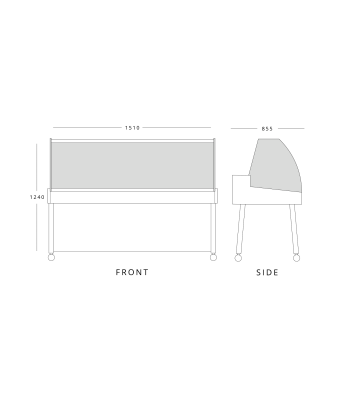 Fresh Fish Display 1510mm Wide