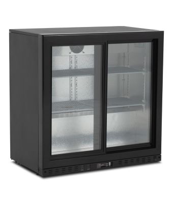 Double Sliding Door Back Bar Cooler