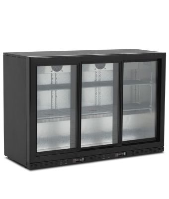 TRIPLE SLIDING DOOR Back Bar Cooler