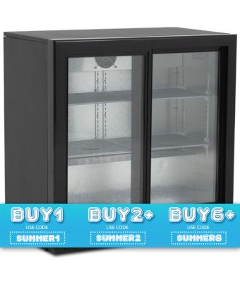Double Sliding Glass Door Bottle Cooler
