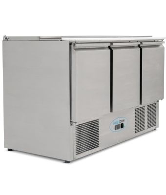 Compact Triple Door Refrigerated Saladette