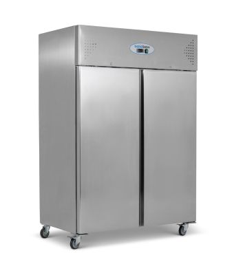 Upright Double Hinged Door Gastronorm Refrigerator