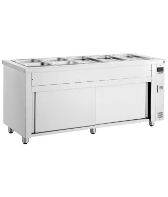 Bain Marie with Heated Base 5x GN1/1