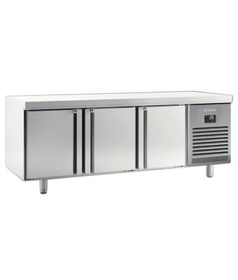 3 Door 800mm Depth Freezer Counter 625L