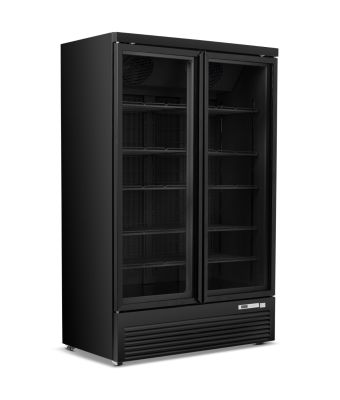 Double Hinged Glass Door Display Freezer