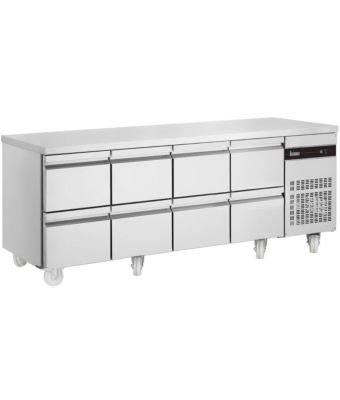 583L Eight Drawer Gastronorm Counter Refrigerator
