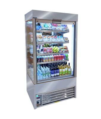1m Shuttered Tiered Display