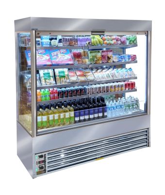 1.8m Shuttered Tiered Display