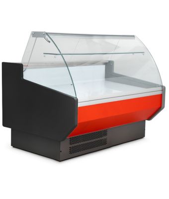 GRADED-01102-SIGMA13C 1.3m Curved Glass Serve Over Counter