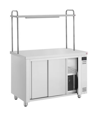 1100mm Hot Cupboard With Single Heated Gantry
