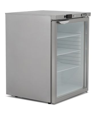 Glass Door S.S Under Counter Refrigerator 145L