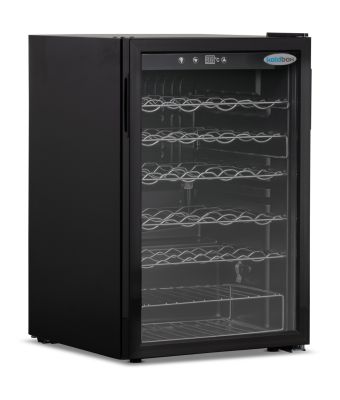 Single Hinged Glass Door Under Counter Wine Cooler