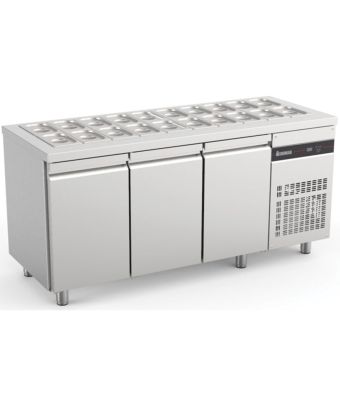 Triple Hinged Door Gastronorm Saladette