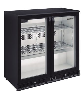 DOUBLE DOOR BOTTLE COOLER (218 BOTTLES)