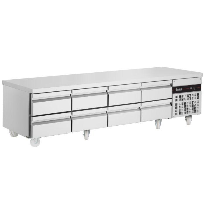 Low height deals stainless steel table